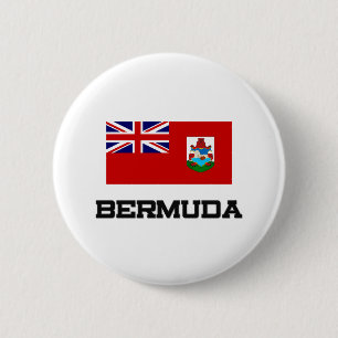 Badge Rond 5 Cm Drapeau des Bermudes
