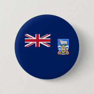 Badge Rond 5 Cm Drapeau des îles Falkland