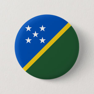 Badge Rond 5 Cm Drapeau des Îles Salomon