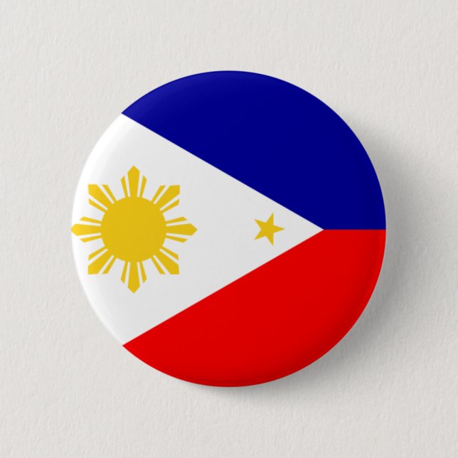 Badge Rond 5 Cm Drapeau_des_Philippines_(bleu_marine).svg (Devant)