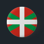 Badge Rond 5 Cm Drapeau d'Euskadi - pays Basque - Ikurri<br><div class="desc">Drapeau d'Euskadi - drapeau du pays Basque - Ikurrin</div>