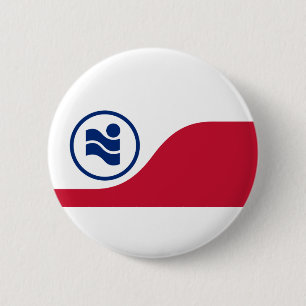 Badge Rond 5 Cm Drapeau d'Irving, Texas