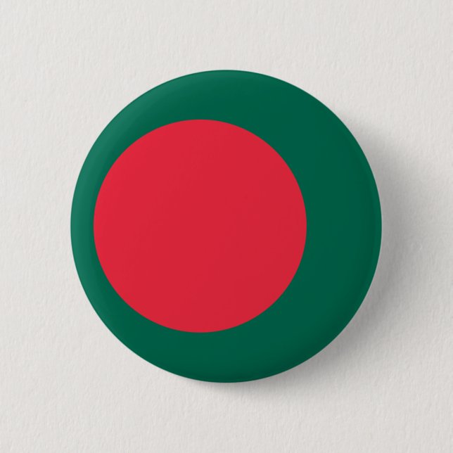 Badge Rond 5 Cm Drapeau du Bangladesh (Devant)