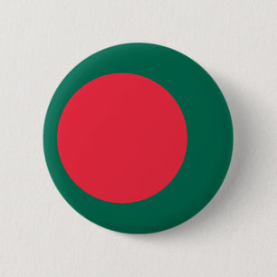 Badge Rond 5 Cm Drapeau du Bangladesh