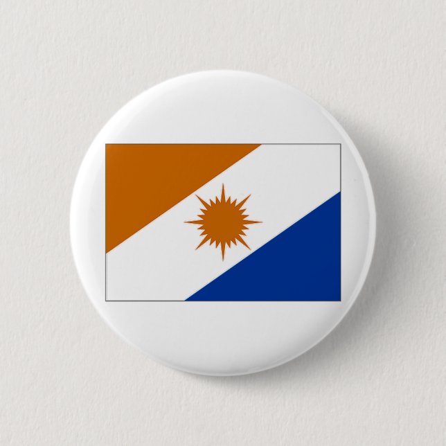 Badge Rond 5 Cm Drapeau du Brésil Tocantins (Devant)
