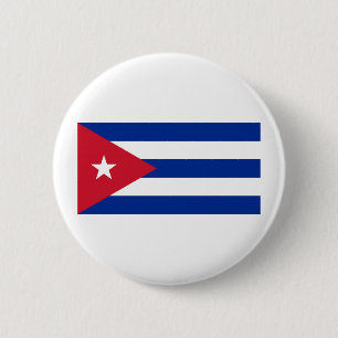 Badge Rond 5 Cm Drapeau du Cuba