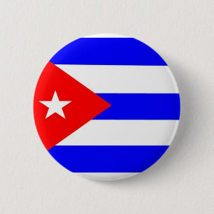 Badge Rond 5 Cm Drapeau du Cuba