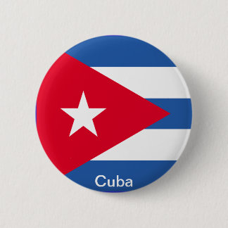 Badge Rond 5 Cm Drapeau du Cuba