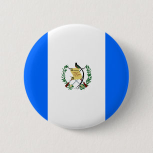 Badge Rond 5 Cm Drapeau du Guatemala