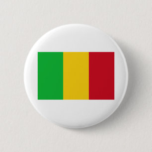 Badge Rond 5 Cm Drapeau du Mali