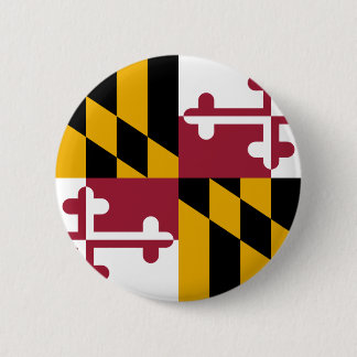 Badge Rond 5 Cm Drapeau du Maryland