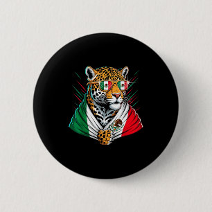 Badge Rond 5 Cm Drapeau du Mexique Fierté mexicaine Racines mexica