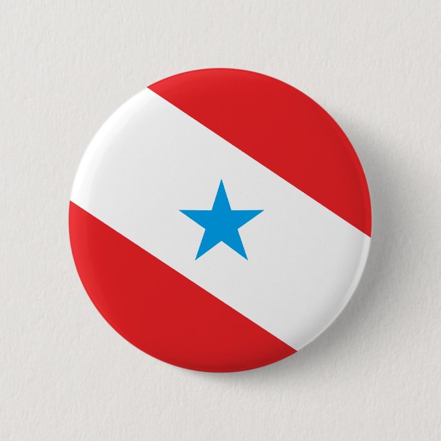 Badge Rond 5 Cm Drapeau du Pará Brésil (Devant)