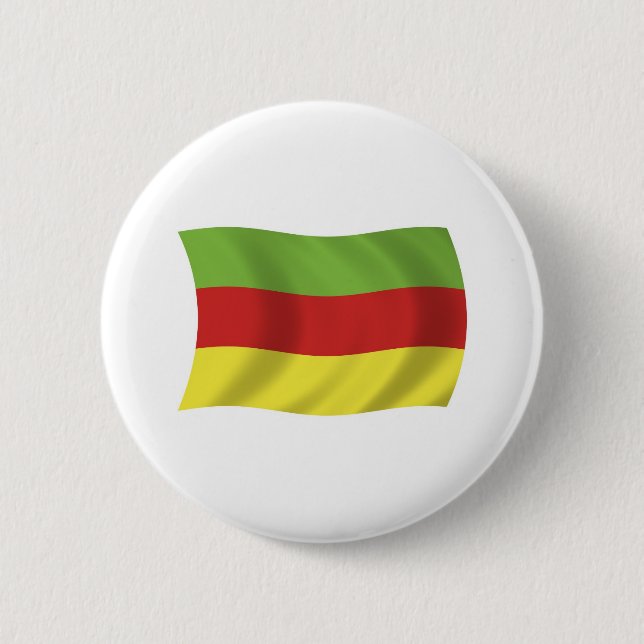 Badge Rond 5 Cm Drapeau du peuple Bodo (Devant)
