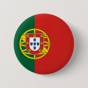 Badge Rond 5 Cm Drapeau du Portugal