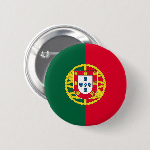 Badge Rond 5 Cm Drapeau du Portugal pour jour férié au Portugal