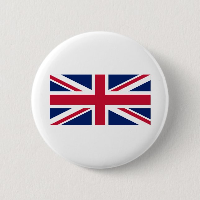 Badge Rond 5 Cm Drapeau du Royaume-Uni (Devant)