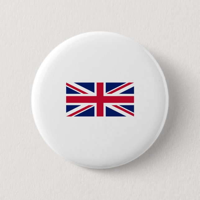Badge Rond 5 Cm Drapeau du Royaume-Uni-Angleterre-Union Jack (Devant)