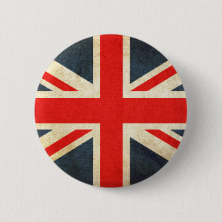 Badge Rond 5 Cm Drapeau du Royaume-Uni de Grande-Bretagne