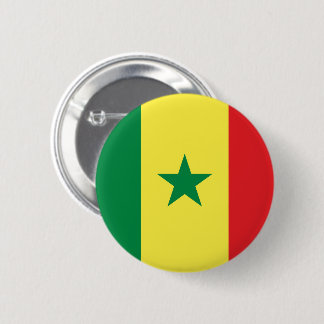 Badge Rond 5 Cm Drapeau du Sénégal