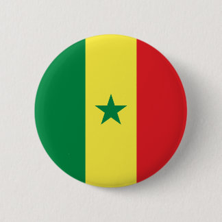 Badge Rond 5 Cm Drapeau du Sénégal