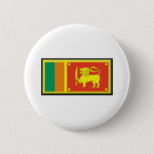 Badge Rond 5 Cm Drapeau du Sri Lanka