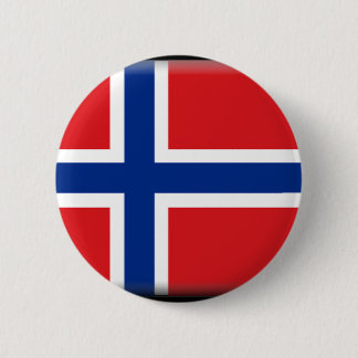 Badge Rond 5 Cm Drapeau du Svalbard (Norvège)