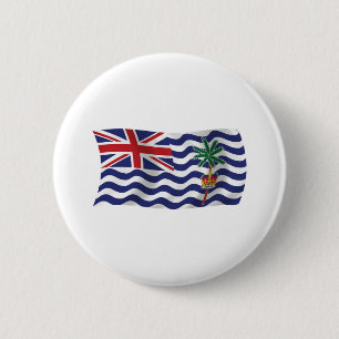 Badge Rond 5 Cm Drapeau du Territoire britannique de l'océan Indie
