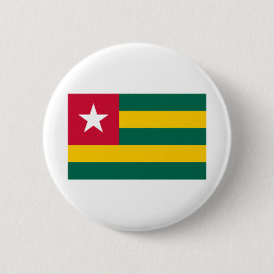 Badge Rond 5 Cm Drapeau du Togo