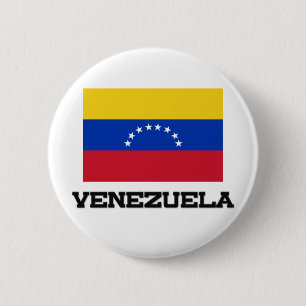 Badge Rond 5 Cm Drapeau du Venezuela