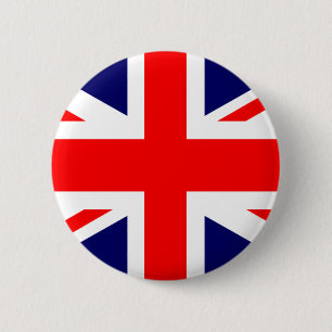 Badge Rond 5 Cm Drapeau d'Union Jack les Anglais