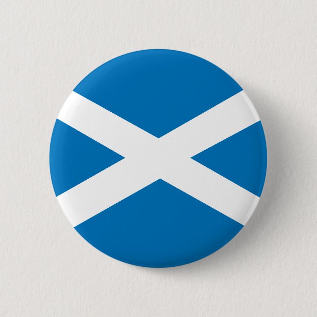 Badge Rond 5 Cm Drapeau écossais (Devant)