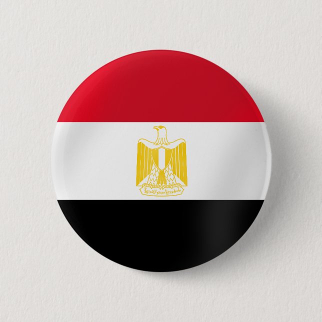 Badge Rond 5 Cm Drapeau égyptien tee - shirts et cadeaux (Devant)