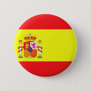 Badge Rond 5 Cm Drapeau espagnol