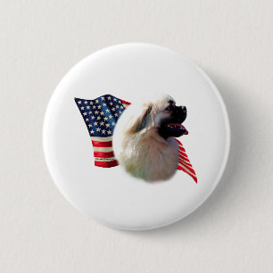 Badge Rond 5 Cm Drapeau espagnol tibétain