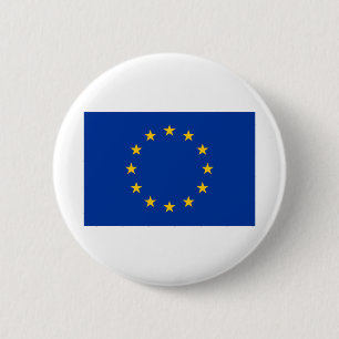 Badge Rond 5 Cm Drapeau européen