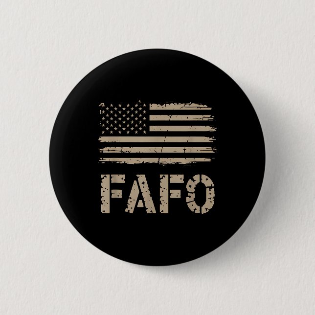 Badge Rond 5 Cm Drapeau Fafo (Devant)