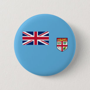 Badge Rond 5 Cm Drapeau Fidji