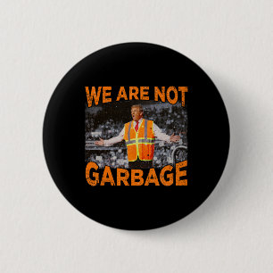 Badge Rond 5 Cm Drapeau Garge pour Trump - Nous ne sommes pas Drap