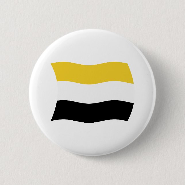 Badge Rond 5 Cm Drapeau Garifuna Bouton (Devant)