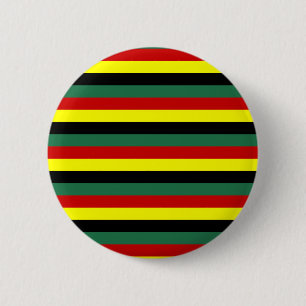 Badge Rond 5 Cm drapeau ghana rayures symbole du pays motif