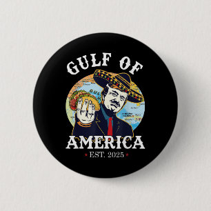 Badge Rond 5 Cm Drapeau Golfe D'Usa 2025 Amérique Vintage _6