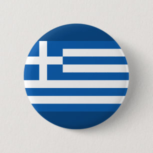 Badge Rond 5 Cm Drapeau grec