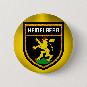 Badge Rond 5 Cm Drapeau Heidelberg