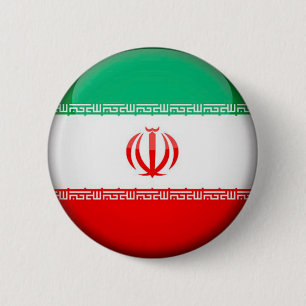Badge Rond 5 Cm Drapeau Iran