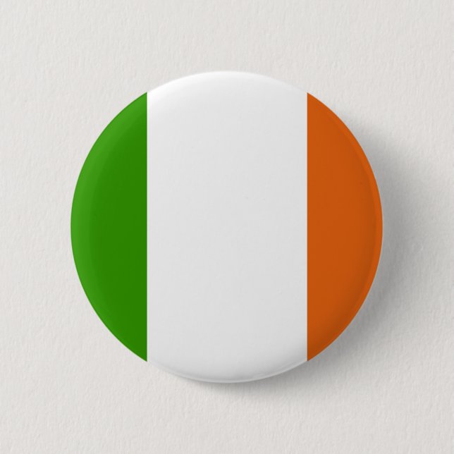 Badge Rond 5 Cm Drapeau irlandais (Devant)