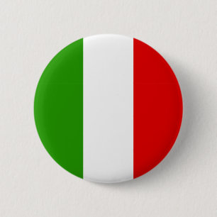 Badge Rond 5 Cm Drapeau italien