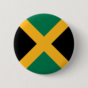 Badge Rond 5 Cm Drapeau Jamaïque