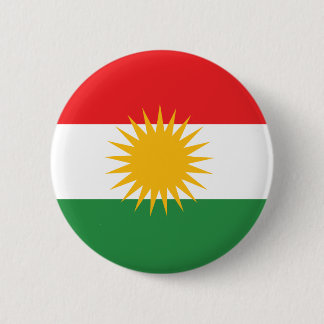 Badge Rond 5 Cm drapeau kurde, drapeau kurde, drapeau kurdische Fl