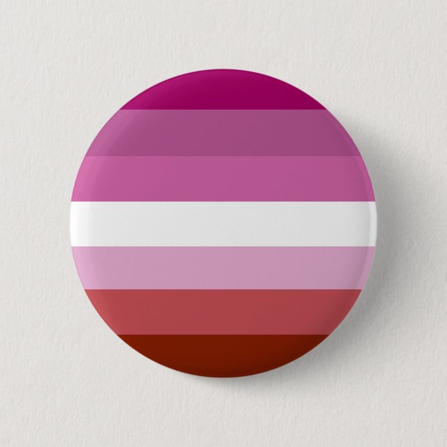 Badge Rond 5 Cm Drapeau lesbien de fierté (Devant)